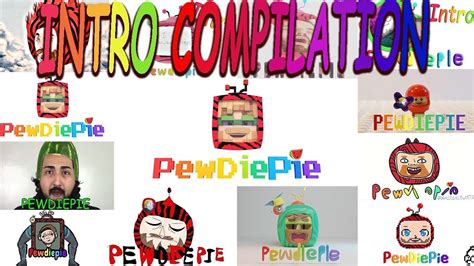 Compilation Of Pewdiepie Cocomelon Intro All Intros Youtube
