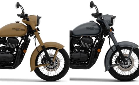 Jawa Motorcycles Launches Midnight Grey And Khakhee Colours To