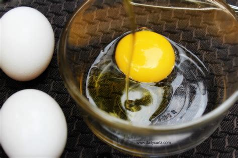 Use the blended eggs as your shampoo after wetting hair. Shiny hair in 20 minutes