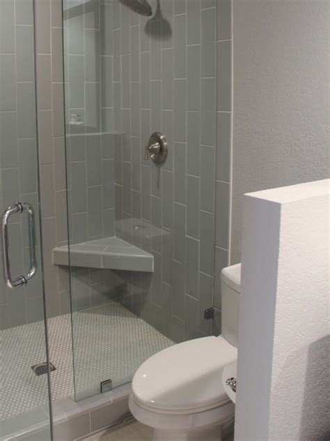 Gray Contemporary Shower With Vertical Tile Hgtv