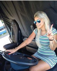 58 Female Truck Drivers Ideen Lkw Fernfahrer Lkw Design