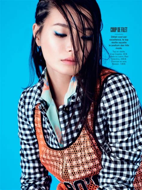 Li Wei Wears Spring Prints For Naomi Yang In Glamour France Fashion