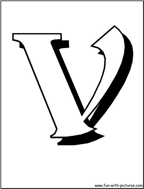 Block Letter Coloring Pages  Free Printable Colouring Pages for kids to print and color in