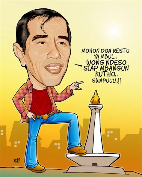 Gambar Kartun Jokowi Hitam Putih Galeri Gambar Hd
