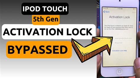 Activation Lock Apple Ipod Touch 5th Gen A1421 Youtube