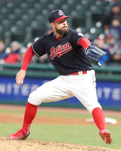 Cleveland Indians Corey Kluber Pitching Against The Detroit Tigers At