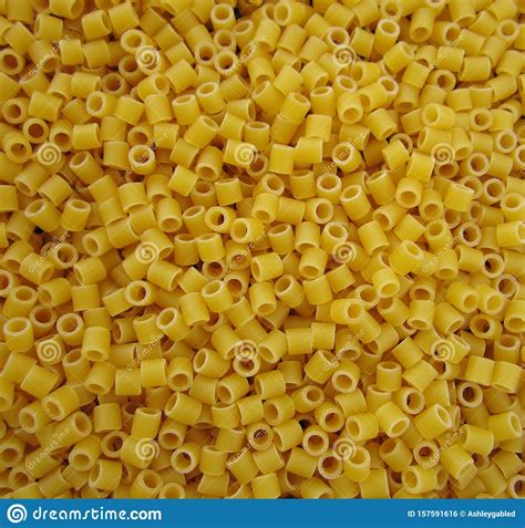 Ditalini Dried Pasta Close Up Stock Photo Image Of Carbohydrates