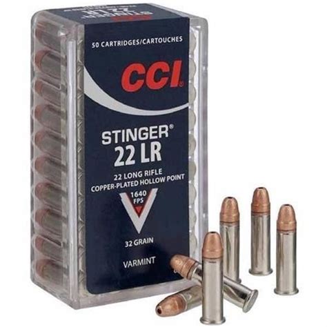 Stinger 22lr 32 Gr Copper Plated Hp Ammo 0050 Gamemasters Outdoors