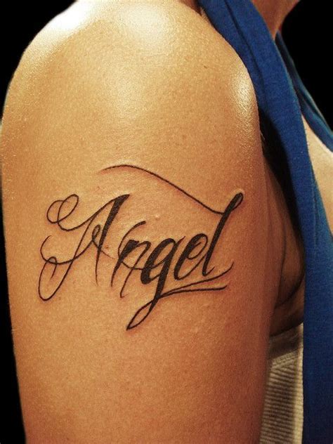 Angel Tattoo Name Tattoo Designs Name Tattoo On Hand My Name Tattoo