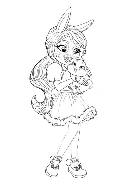 Enchantimals dolls are a group of lovable girls who have a special bond with their animal friends, and even share some of the same characteristics. Enchantimals new coloring pages | Rysunki, Kolorowanki, Dzieci