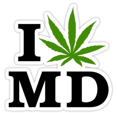 I Marijuana Maryland Sticker, marijuana decals, pot stickers, weed decals, vinyl decals, window ...