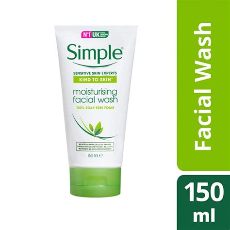 Simple Kind To Skin Moisturizing Facial Wash For Sensitive Skin 5 Oz