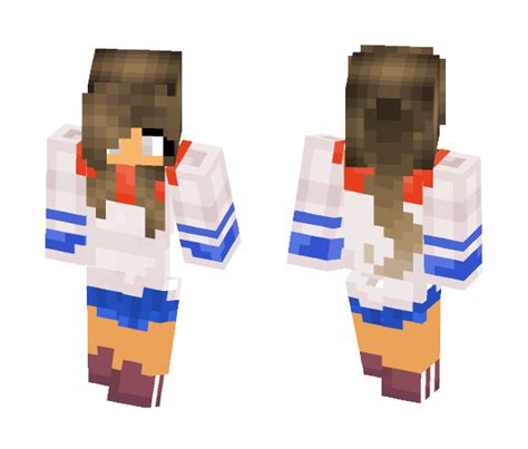 Download School Girlponytail Changed Minecraft Skin For Free