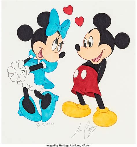 Mickey Mouse And Minnie Mouse Illustration Original Art By Jason Lot