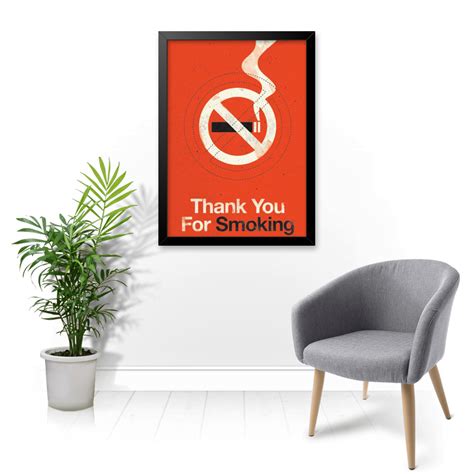 Quadro E Poster Thank You For Smoking Quadrorama