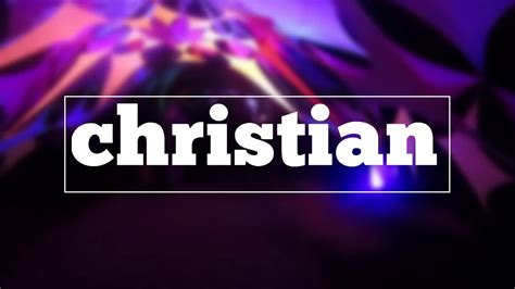 Do you love this name, but want a different spelling?. How to spell christian - YouTube