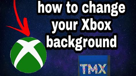 How To Change Your Xbox Background Youtube