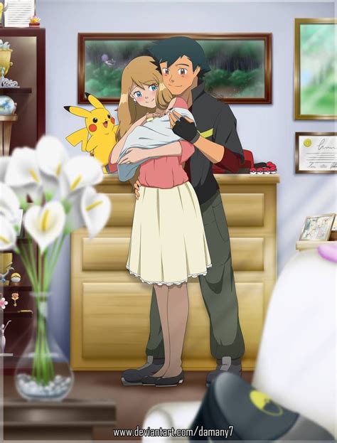 Beso De Compromiso By Damany7 On Deviantart Pokemon Ash And Serena