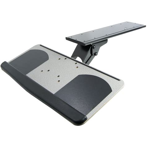 Vivo Adjustable Computer Keyboard And Mouse Platform Tray Under Table