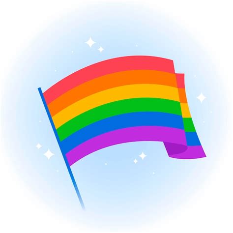 Premium Vector Flat Pride Day Flag