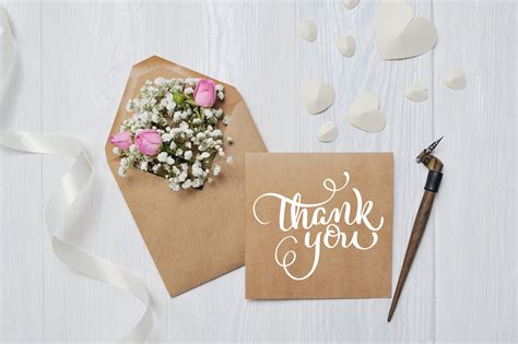 Thank You Cards After Wedding Examples