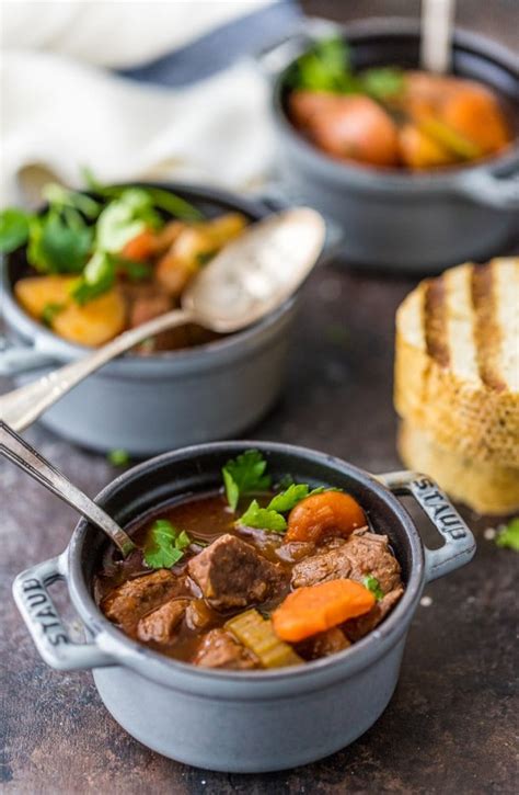 Guinness Beef Stew Slow Cooker Irish Stew Recipe The Cookie Rookie