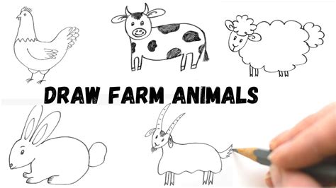 Top 113 How To Draw Simple Farm Animals