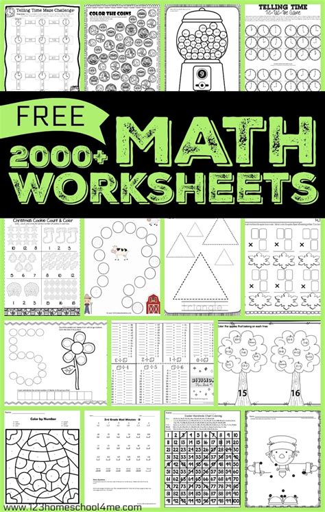 Free Math Printables Worksheets For 3rd Grade Tedy Pr