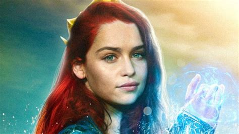Aquaman 2 Un Fan Imagina Como Luciría Emilia Clarke Como Mera