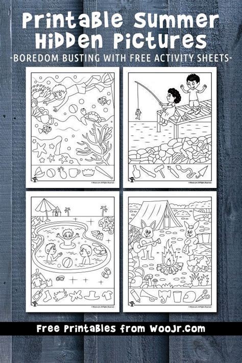 Printable Summer Hidden Pictures | Woo! Jr. Kids Activities | Printable