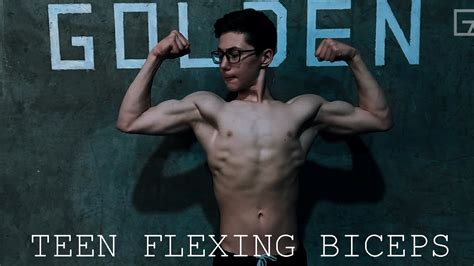 14 Years Old Athletic Teen Flexing Biceps 3 Youtube