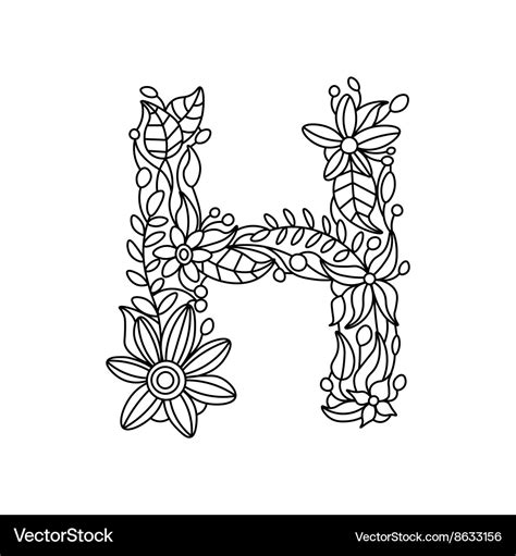 H Is For Coloring Page Coloring Pages Cute Coloring Pages Craft My