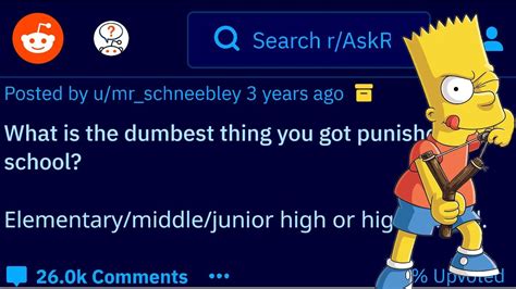 People Share The Dumbest Things They Are Punished At School R Askreddit Stories Youtube