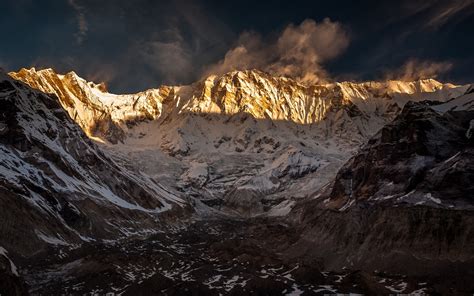 Annapurna Hd Wallpaper Wallpapersafari