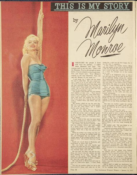 12011955 The Australian Womens Weekly This Is My Story Part 1 Divine Marilyn Monroe