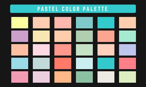 Pastel Vector Color Palette Vector Art At Vecteezy