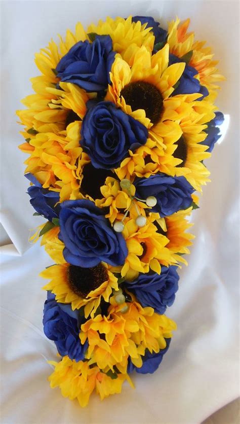 We did not find results for: Royal blue roses and sunflowers 2 pieces wedding set small ...