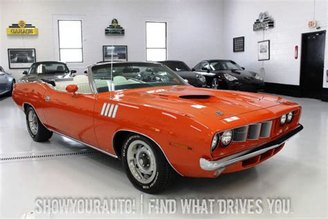 Plymouth barracuda 1971 hemi cuda clone for sale onconsignment at our arizona. Hemi Orange 1971 Plymouth Cuda 383 Magnum 727 Auto for sale!