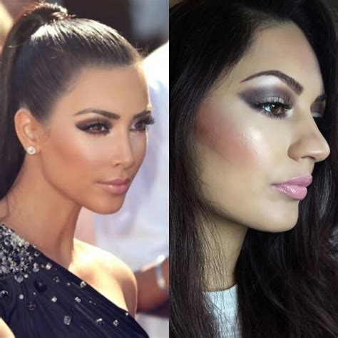 Kim kardashian shares no makeup face photo amid psoriasis attack. inspired make up look Kim Kardashian. | Busra A.'s Photo ...