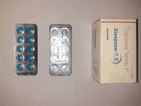 Zopiclone 7.5 Mg Tablets, Anti Anxiety Drugs, Anxiety Medicine, Depression And Anxiety Medicine 
