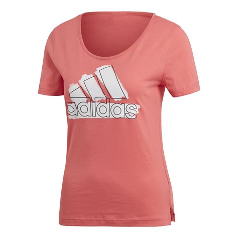 Begonnen hat markengründer adi dassler 1924 mit einem persönlichen anliegen: adidas Badge Of Sports Special T-Shirt Damen - Koralle ...