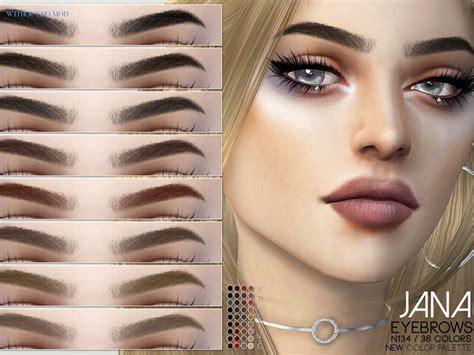 The Sims 4 Cc Eyebrows