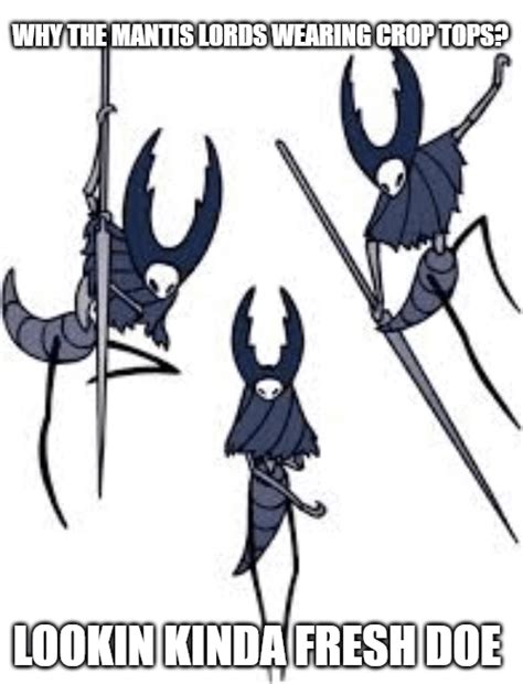 The Mantis Lords Be Looking Fresh Rhollowknightmemes