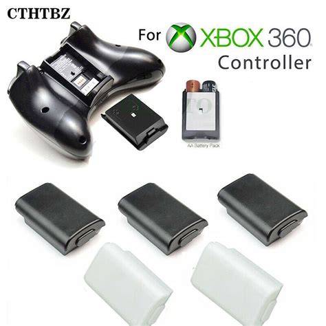 Whiteblack Battery Holder Pack Cover Shell Xbox 360 Wireless