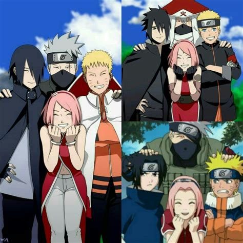 Naruto Sakura Sasuke And Kakashi Personagens De Anime Personagens