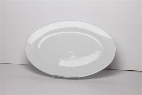 White Oval Platter 16 A1 Party Rental