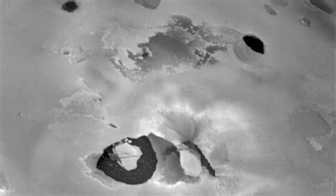 Huge Volcano Loki On Jupiters Moon Io Erupts