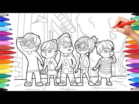 They should never have tickled the chipettes. Free printable Alvin and the Chipmunks coloring pages ...