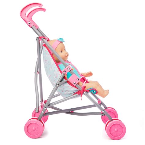 Kid Connection Baby Doll Stroller Set 10 Pieces Brandaville