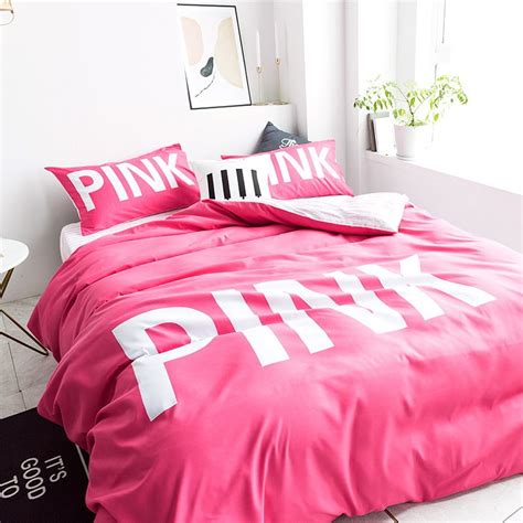 Victoria Secret Pink Bedding Sets Victorias Secret Pink Embroidery